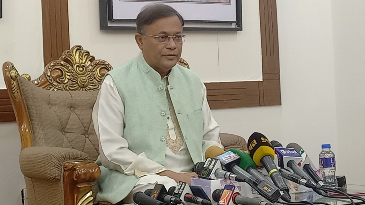 তথ্য ও সম্প্রচারমন্ত্রী এবং আওয়ামী লীগের যুগ্ম সাধারণ সম্পাদক ড. হাছান মাহমুদ। ছবি : কালবেলা