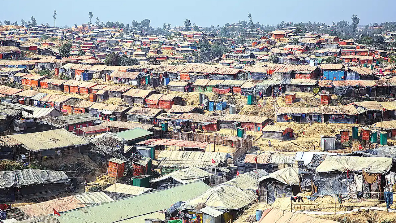 রোহিঙ্গা শরণার্থী শিবির। ফাইল ছবি