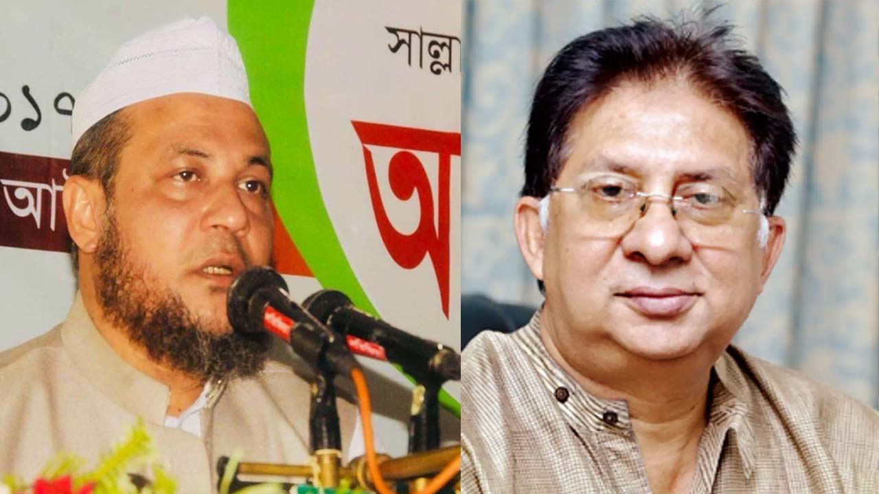 শমসের মবিন চৌধুরী ও হুসাম উদ্দিন চৌধুরী। ছবি : সংগৃহীত