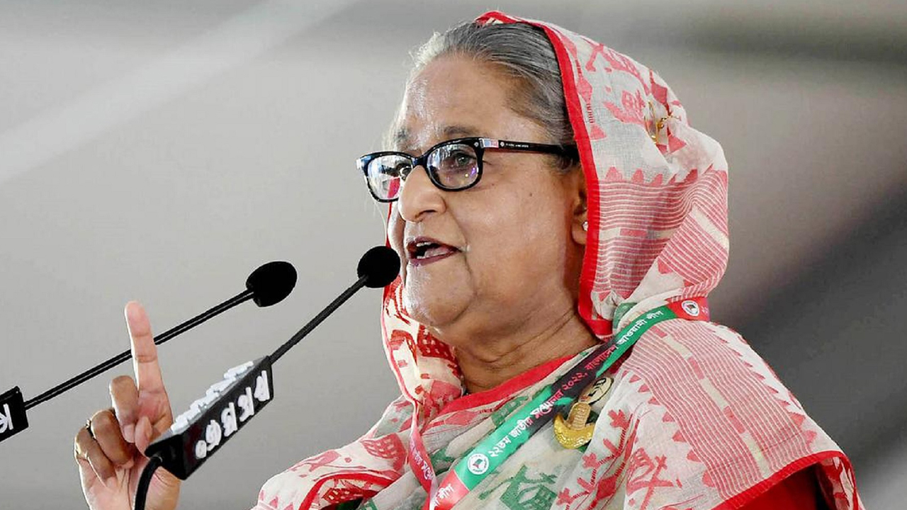 প্রধানমন্ত্রী শেখ হাসিনা। পুরোনো ছবি।