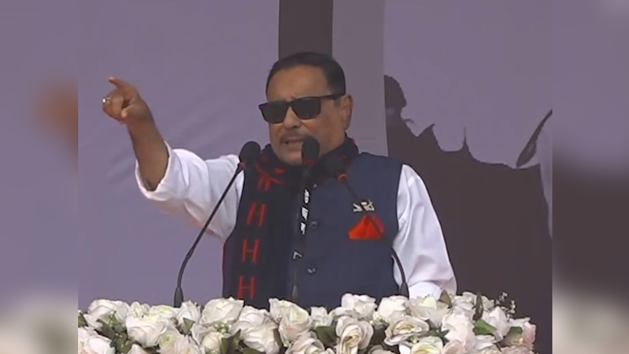 আ.লীগের সাধারণ সম্পাদক ওবায়দুল কাদের । ছবি : কালবেলা