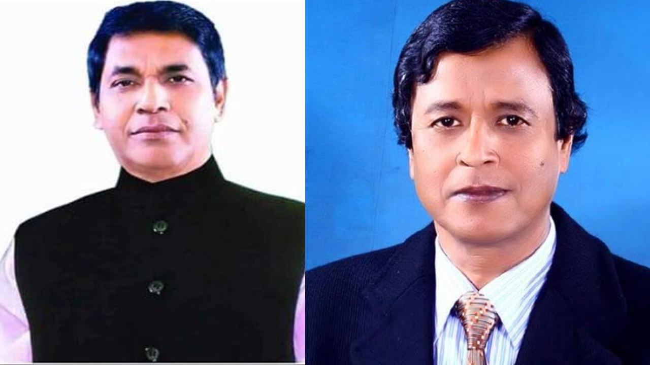 রাজবাড়ী-১ আসনে নৌকার প্রার্থী কাজী কেরামত আলী (বায়ে) ও স্বতন্ত্র প্রার্থী অ্যাডভোকেট ইমদাদুল হক বিশ্বাস। ছবি : সংগৃহীত