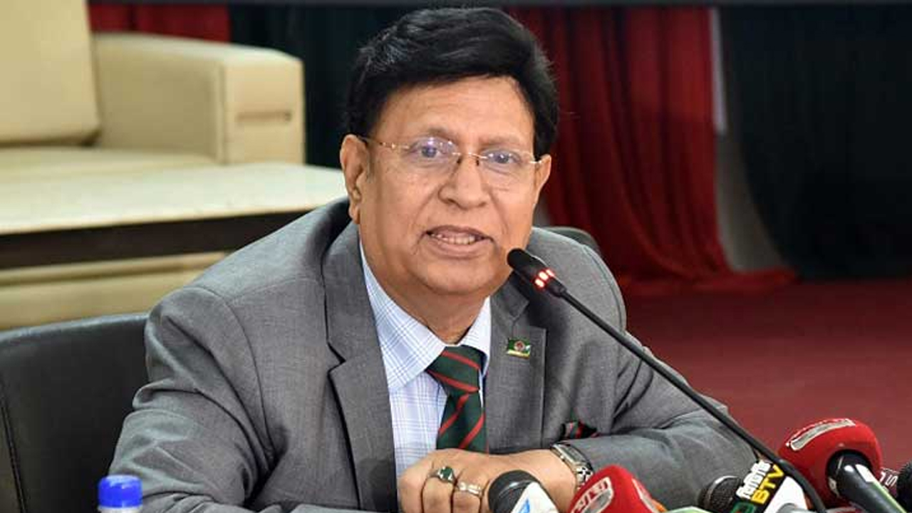 পররাষ্ট্রমন্ত্রী ড. এ কে আব্দুল মোমেন। ছবি : সংগৃহীত