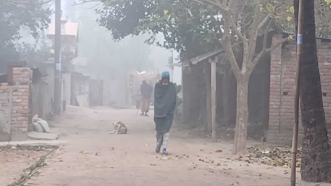 চুয়াডাঙ্গার শীতের সকাল। ছবি : কালবেলা