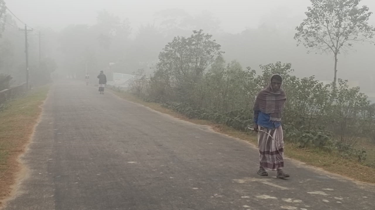 শ্রীমঙ্গলের শীতের সকাল। ছবি : কালবেলা