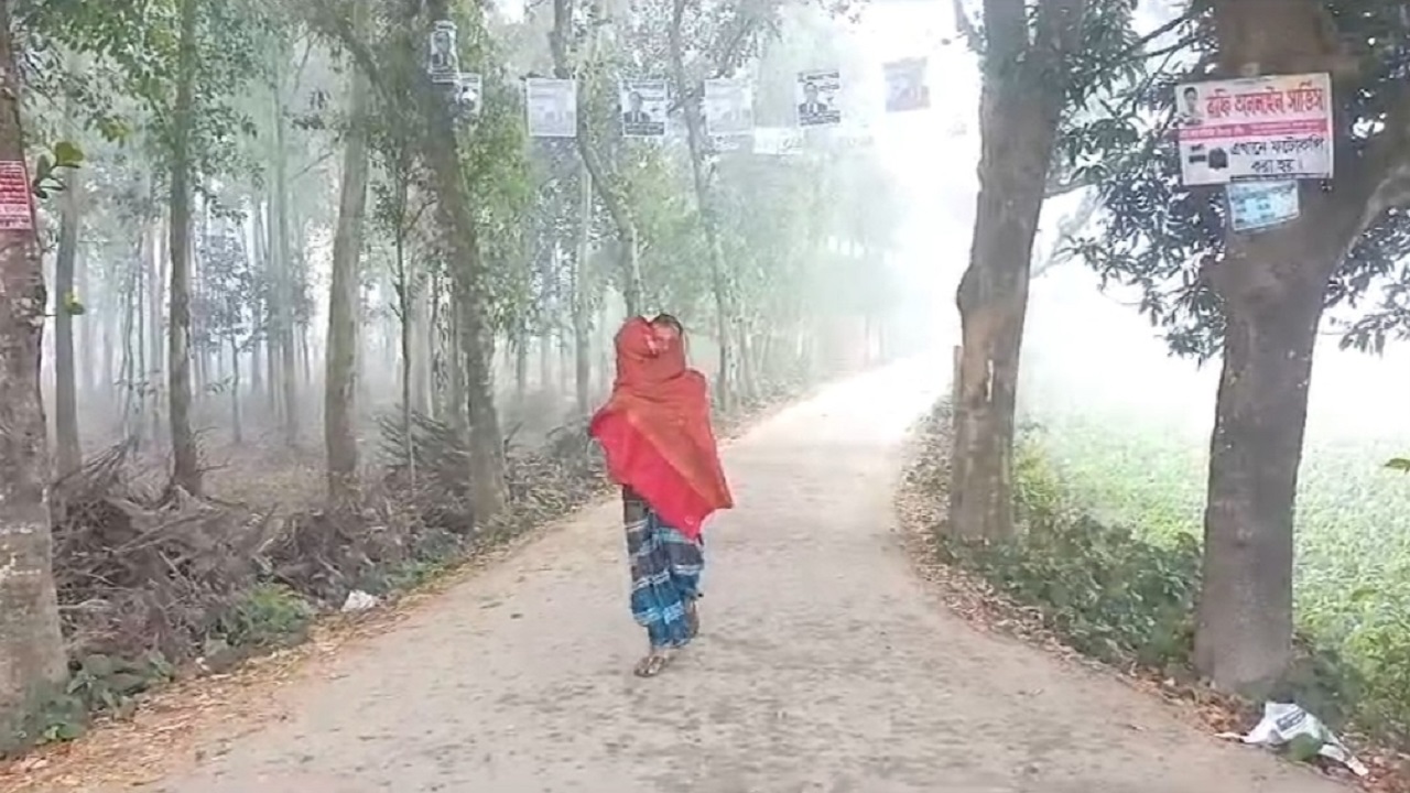 হিমালয়ের কাছাকাছি হওয়ায় জেলার পাটগ্রাম উপজেলায় শীত আরও বেশি। ছবি : কালবেলা