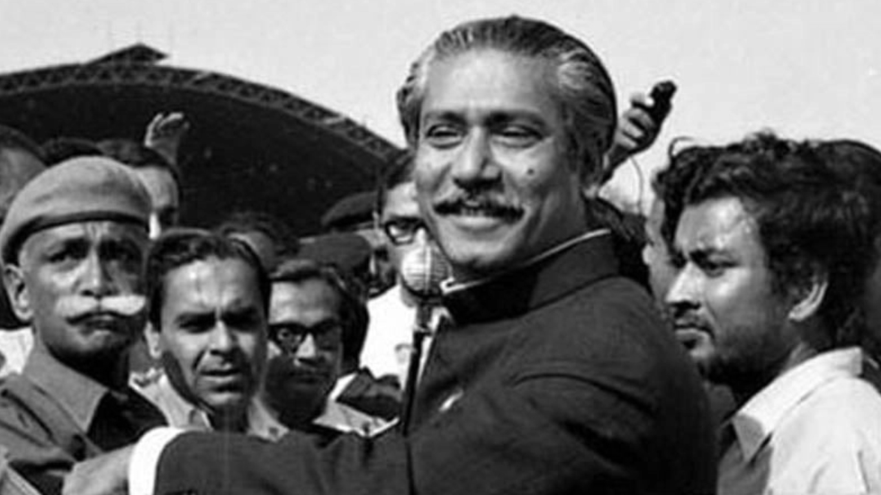 জাতির পিতা বঙ্গবন্ধু শেখ মুজিবুর রহমান। ফাইল ছবি