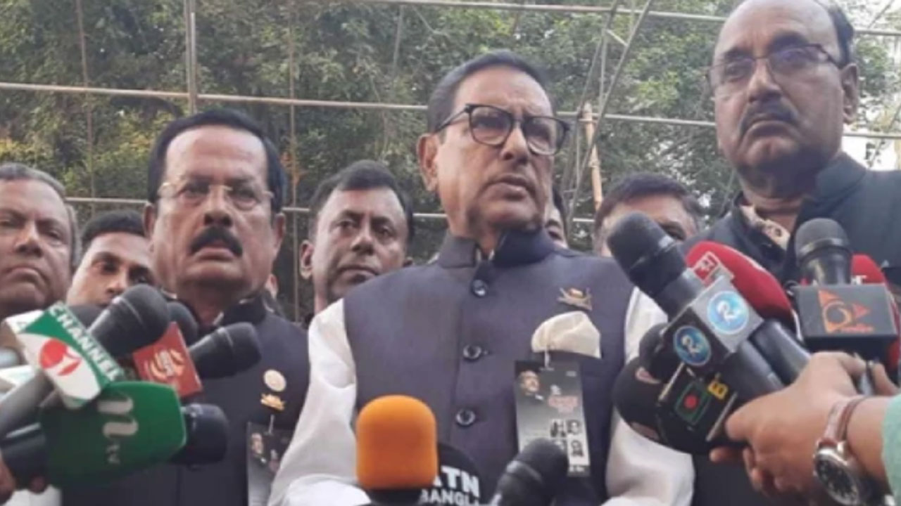 আওয়ামী লীগের সাধারণ সম্পাদক ওবায়দুল কাদের। ছবি : সংগৃহীত