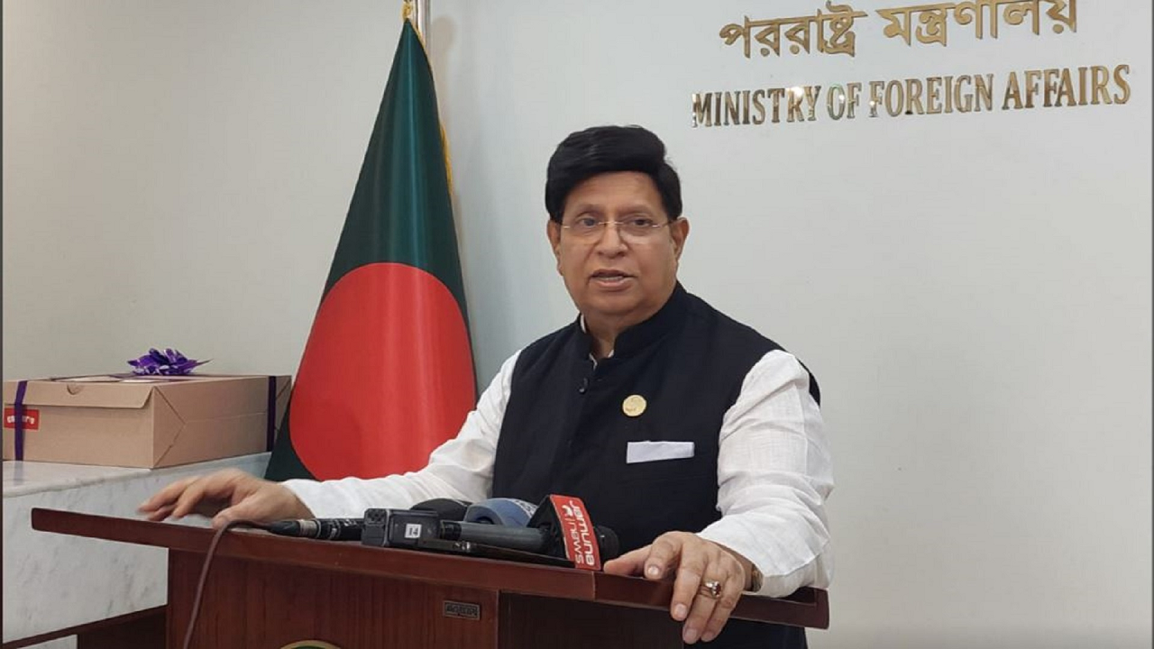 পররাষ্ট্রমন্ত্রী আব্দুল মোমেন। ছবি : সংগৃহীত