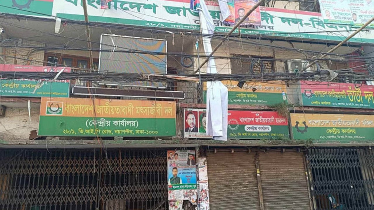 বিএনপি কার্যালয়। পুরোনো ছবি