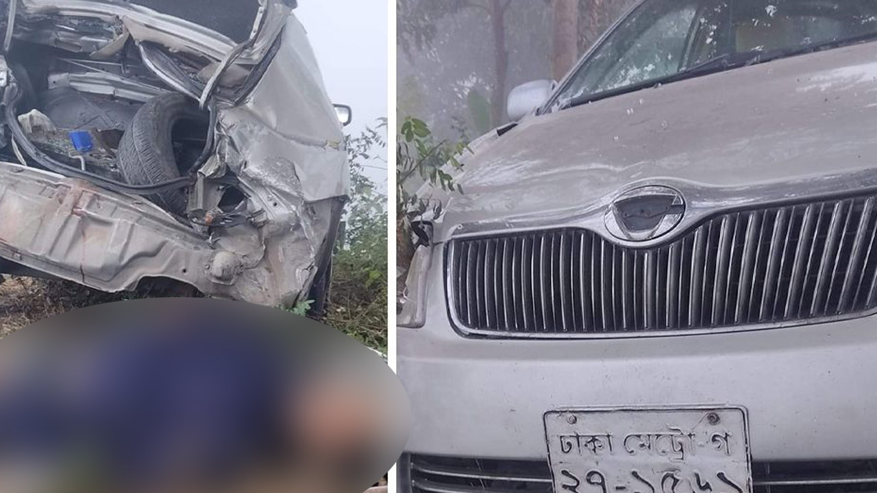 ঘটনাস্থলে নিহত হন সৃজন দেবনাথ। ছবি : কালবেলা