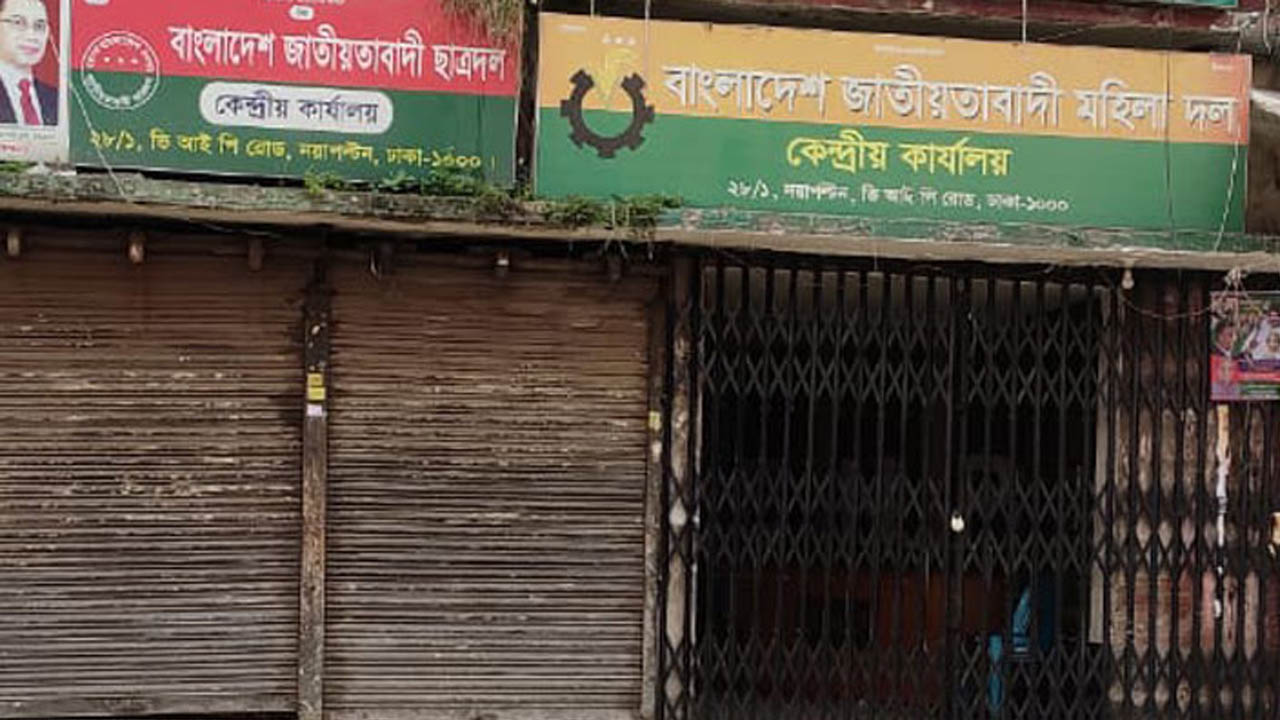 বিএনপির কার্যালয়। পুরোনো ছবি
