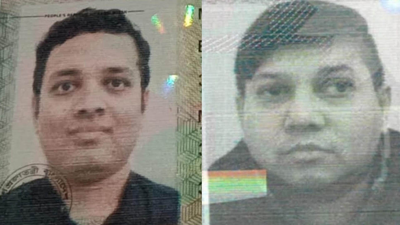 মোহাম্মদ ইসমাইল হোসেন (বাঁয়ে) ও মাহবুব আহমেদ সৈকত।