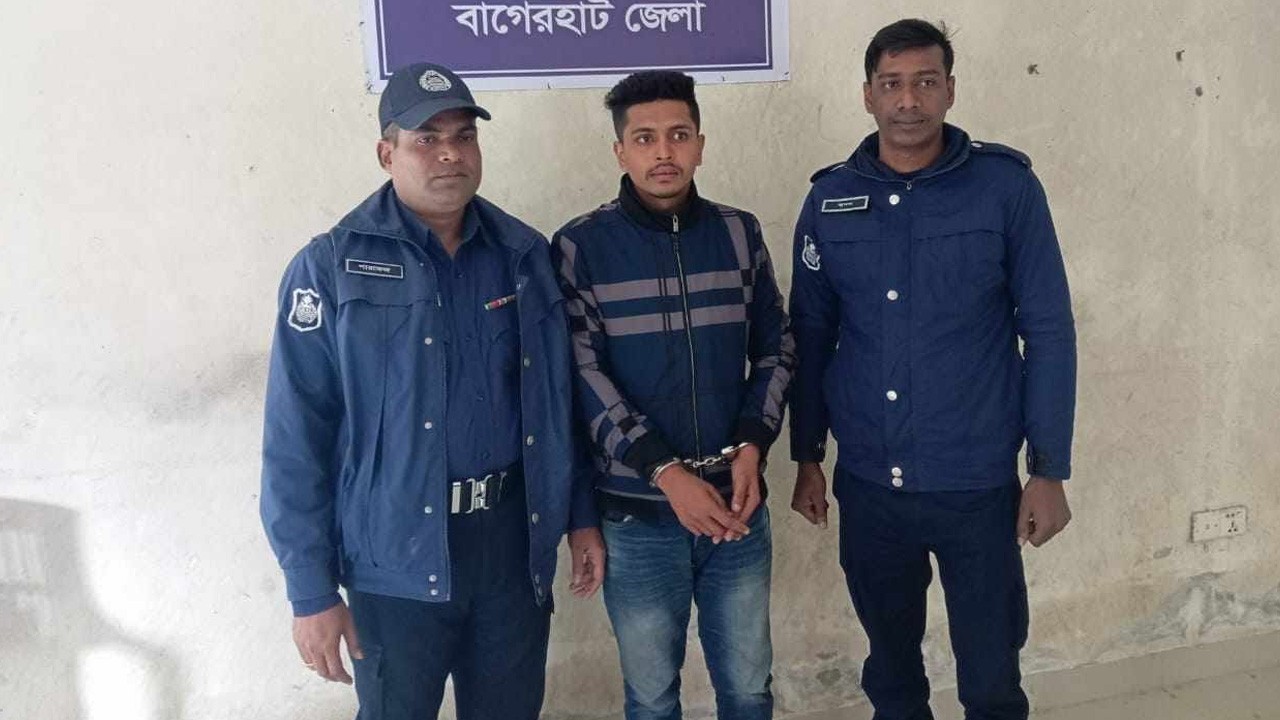 গ্রেপ্তার হওয়া শাকিল সরদার। ছবি : কালবেলা