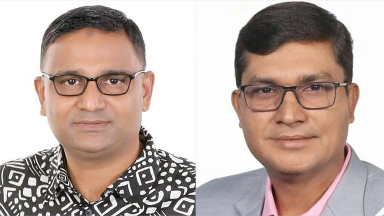 কামরুজ্জামান খান ও সিরাজুল ইসলাম। ছবি : সংগৃহীত