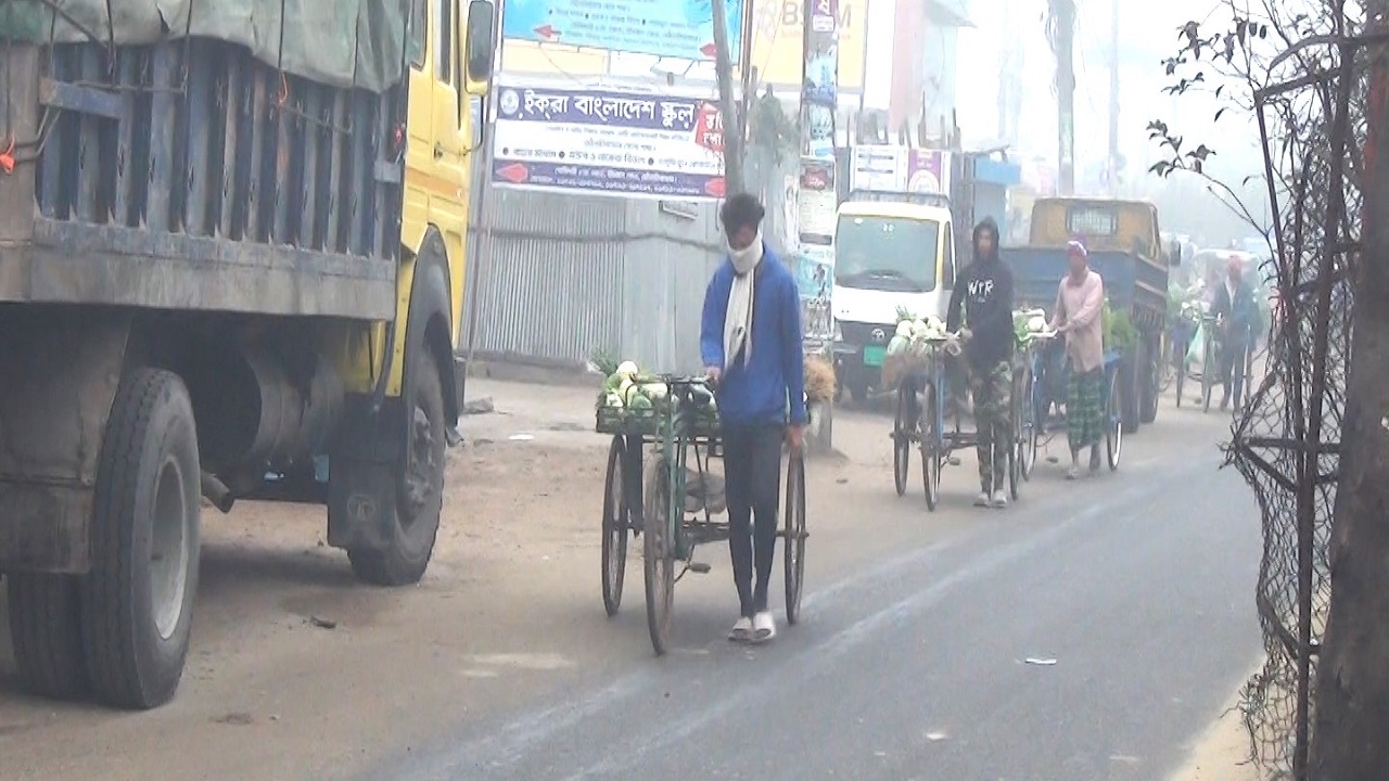 শ্রীমঙ্গলের শীতের সকাল। ছবি : কালবেলা