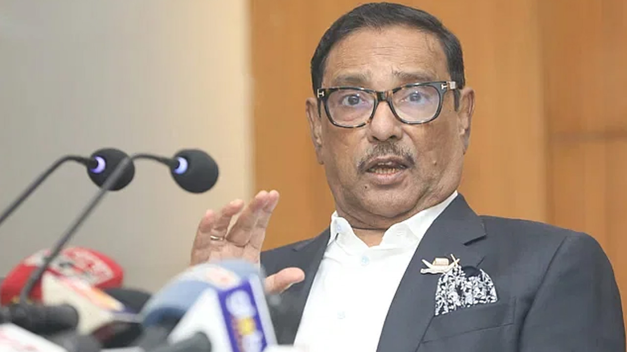 আওয়ামী লীগের সাধারণ সম্পাদক এবং সেতুমন্ত্রী ওবায়দুল কাদের। পুরোনো ছবি