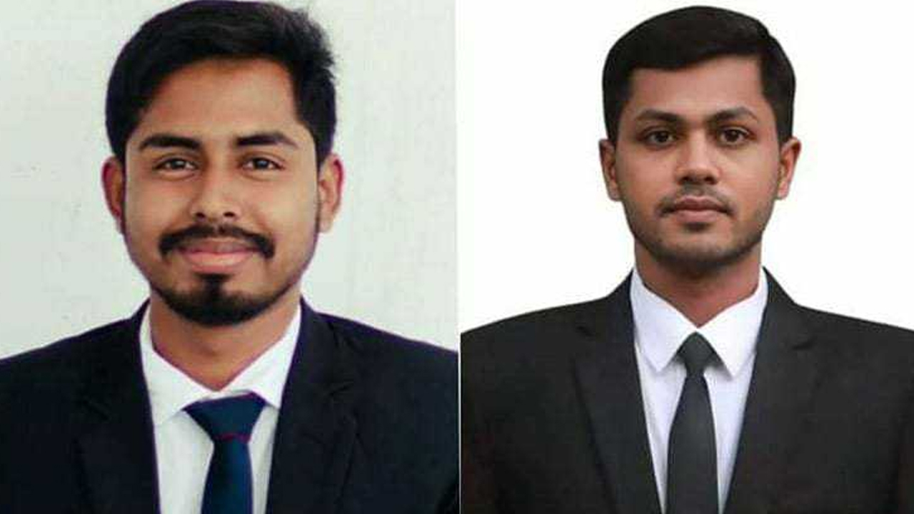 লাবু হক ও মারুফ হাসান। ছবি : সংগৃহীত