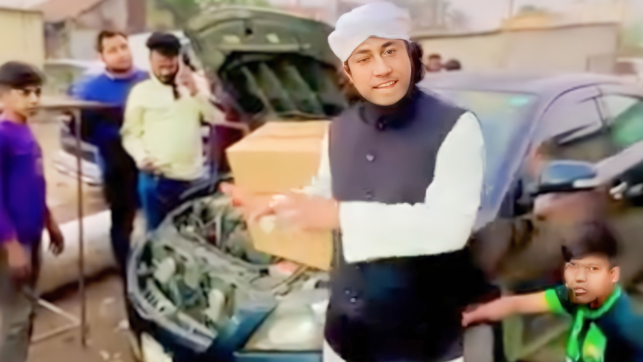গাড়ি ভাঙচুরের ঘটনায় মর্মাহত হন মুফতি গিয়াস উদ্দিন তাহেরী। ছবি : সংগৃহীত