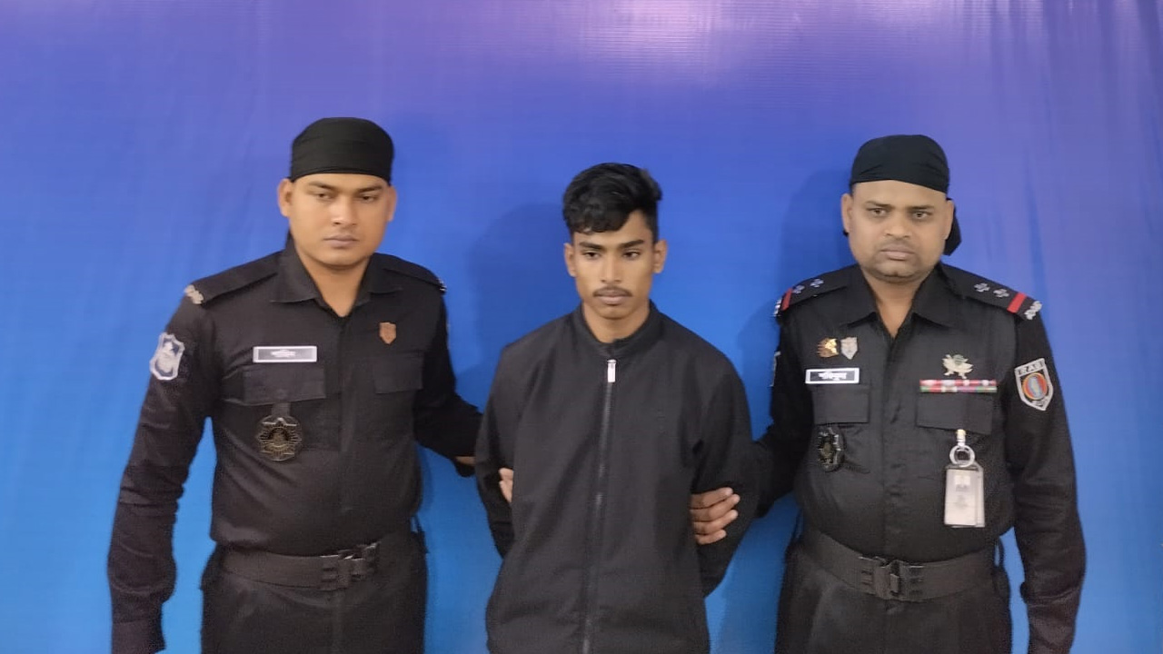 গ্রেপ্তার হওয়া মো. রাব্বি। ছবি: কালবেলা