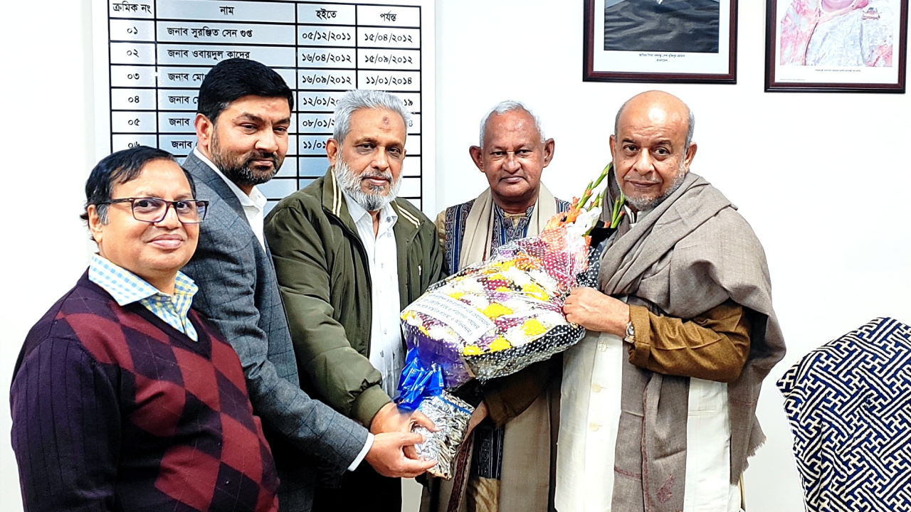 রেলপথমন্ত্রীর সঙ্গে শিপার্স কাউন্সিল পরিচালনা পর্ষদের সৌজন্য সাক্ষাৎ। ছবি : সৌজন্য