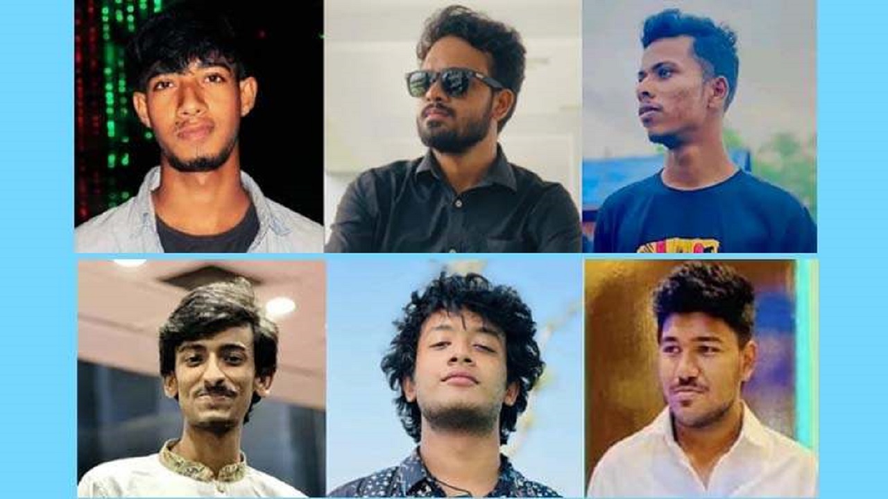 র‍্যাগিং ও ভাঙচুরের ঘটনায় বহিষ্কৃত শিক্ষার্থীরা। ছবি : সংগৃহীত