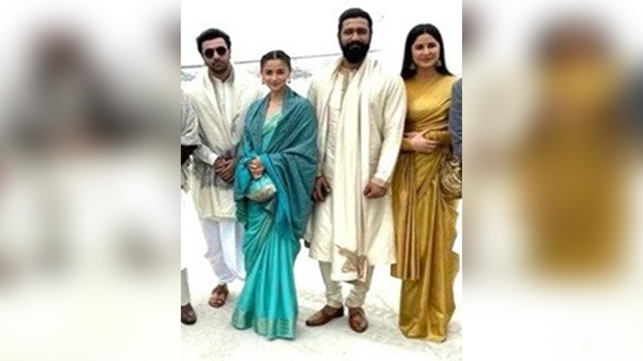 রণবীর, আলিয়া ভাট, ভিকি কৌশল ও ক্যাটরিনা। ছবি : সংগৃহীত