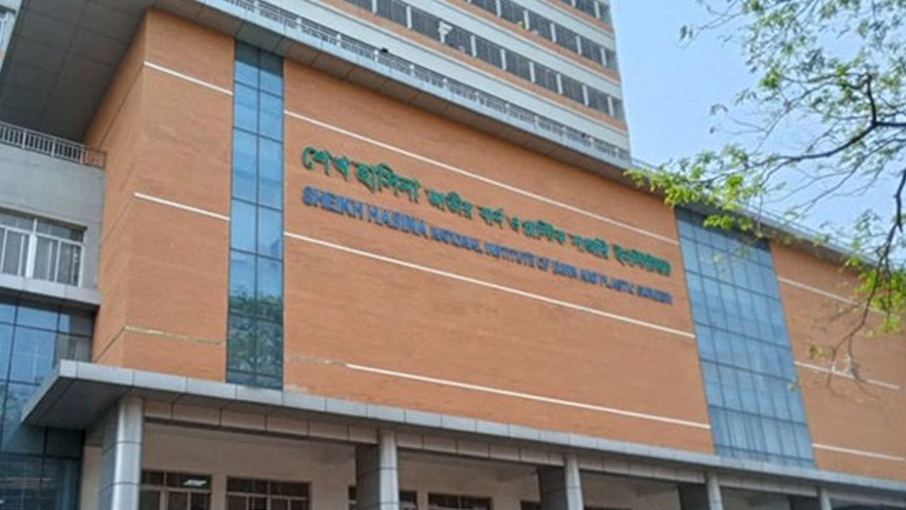 শেখ হাসিনা জাতীয় বার্ন ও প্লাস্টিক সার্জারি ইনস্টিটিউট। ছবি : সংগৃহীত