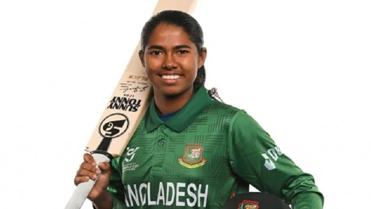 নারী ক্রিকেটার স্বর্ণা আক্তার। ছবি : সংগৃহীত