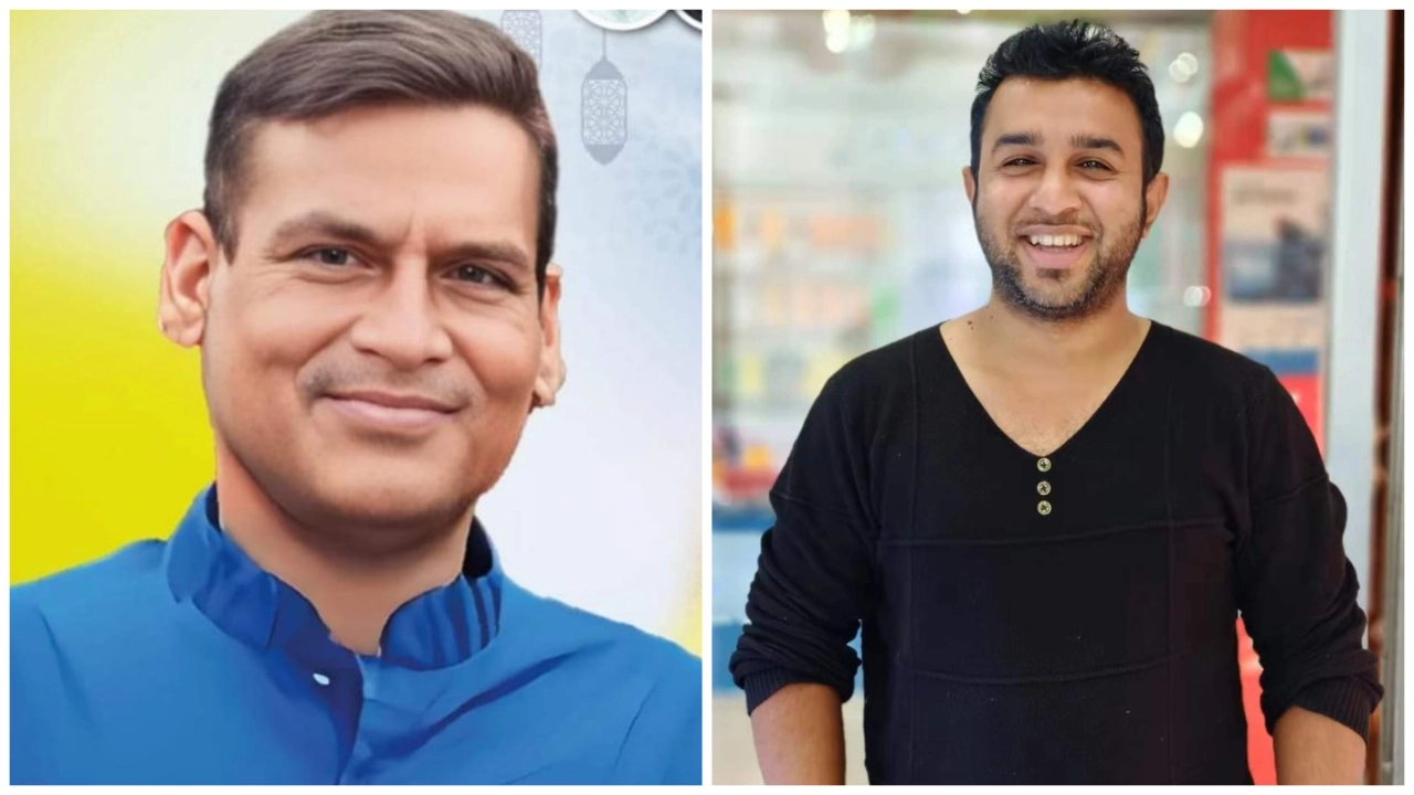 পঞ্চগড় জেলা যুবদলের সভাপতি ফেরদৌস ওয়াহিদ রাসেল (বামে) ও জেলা ছাত্রদলের সাধারণ সম্পাদক রোকনুজ্জামান জাপান (ডানে)। ছবি : কালবেলা