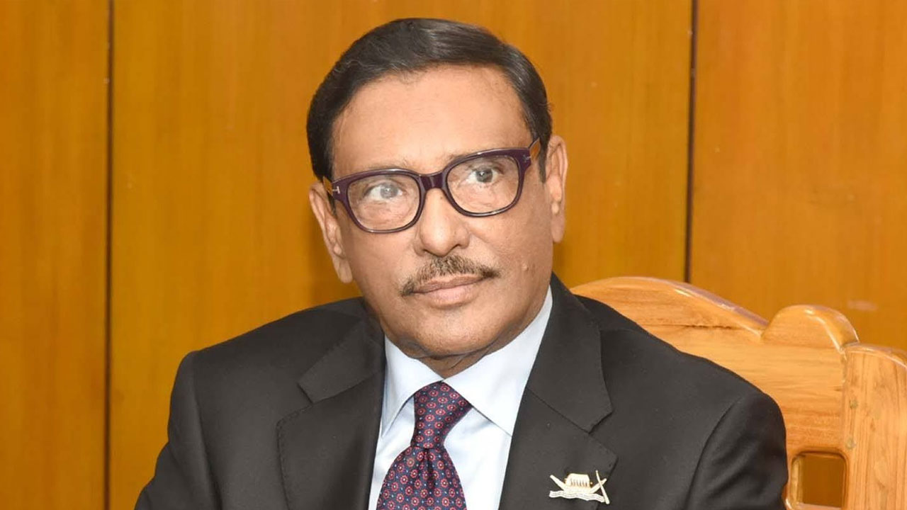 সড়ক পরিবহন ও সেতুমন্ত্রী ওবায়দুল কাদের। ছবি : সংগৃহীত