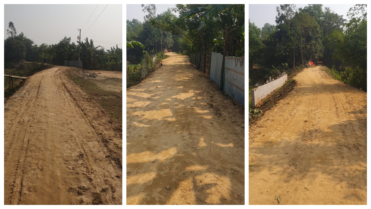 বন্যায় ক্ষতিগ্রস্ত কক্সবাজারের চকরিয়া উপজেলার অবকাঠামো উন্নয়নে পাল্টে গেছে গ্রামীণ জনপদের চিত্র। ছবি : কালবেলা