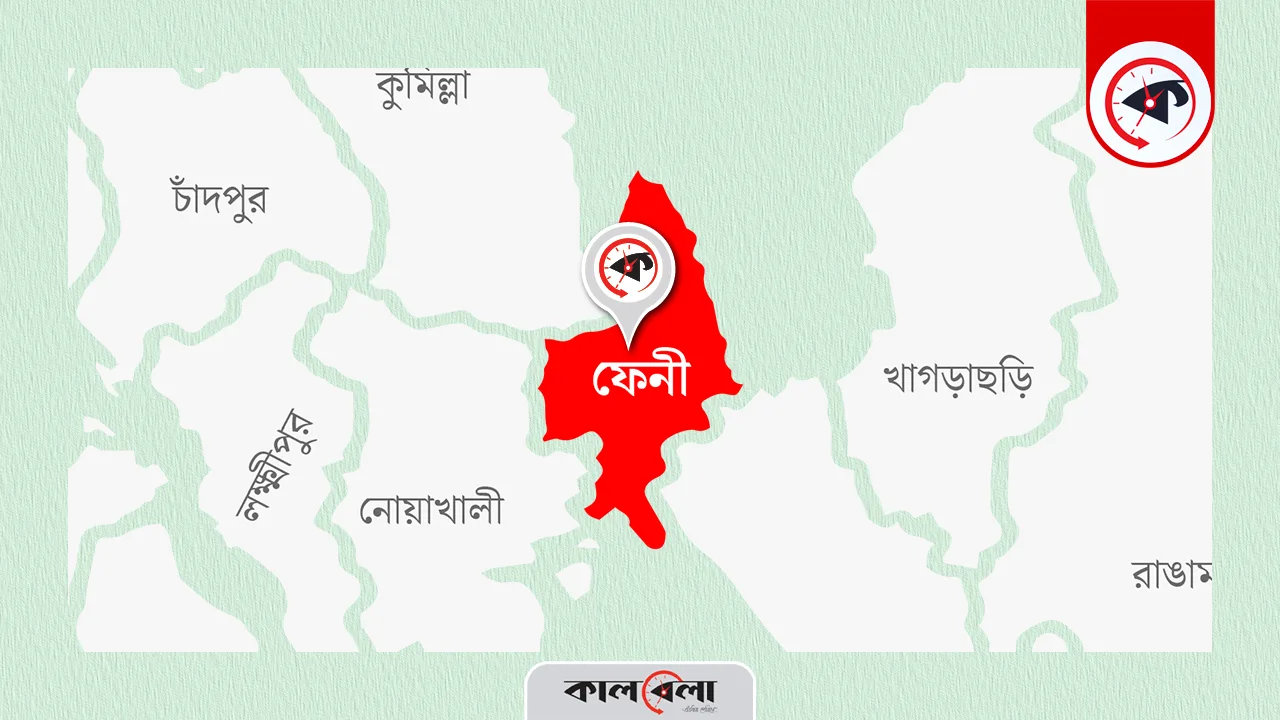 ফেনী জেলার মানচিত্র। গ্রাফিক্স : কালবেলা