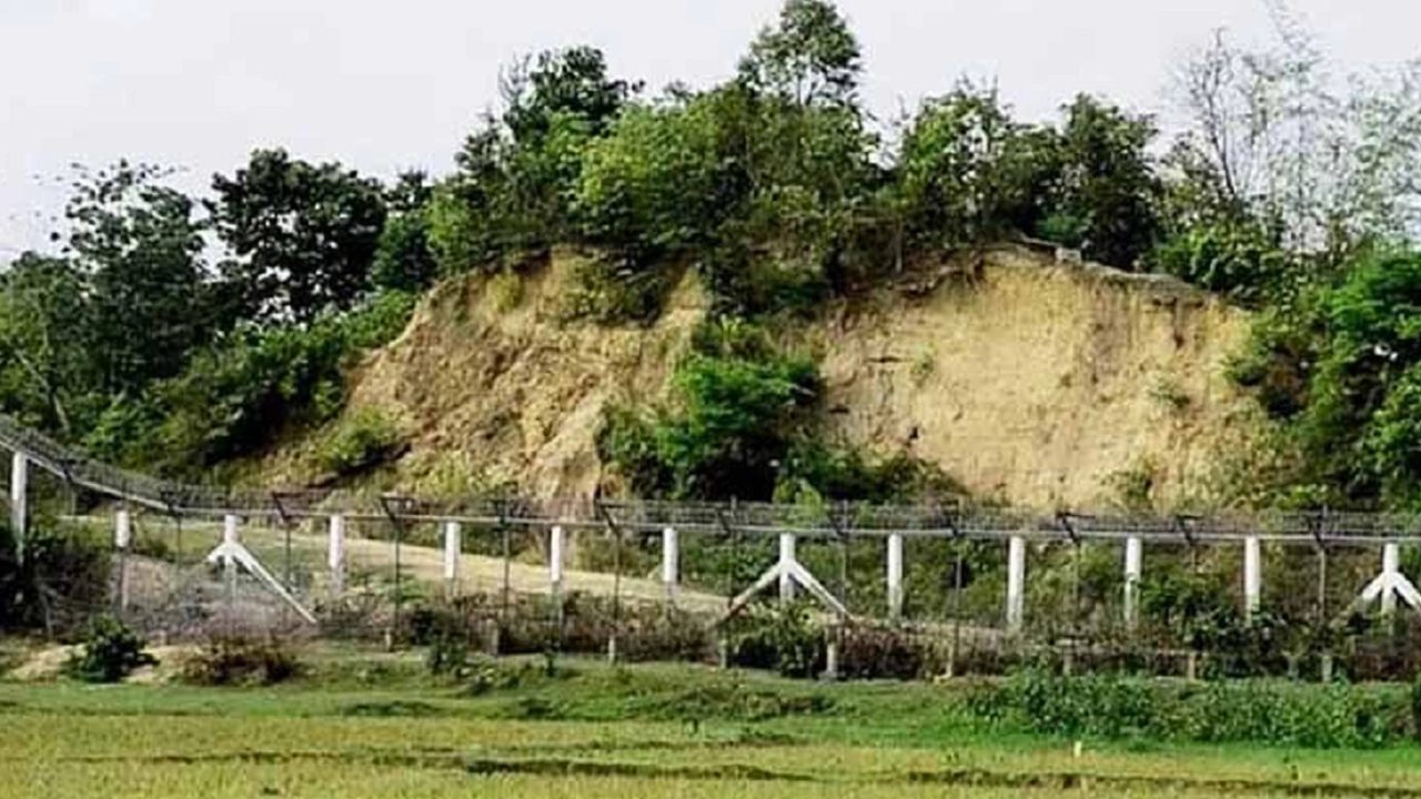 উখিয়ায় মিয়ানমার সীমান্ত। ছবি : সংগৃহীত