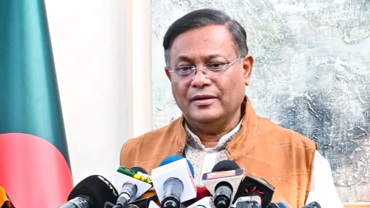 পররাষ্ট্রমন্ত্রী ড. হাছান মাহমুদ। পুরোনো ছবি