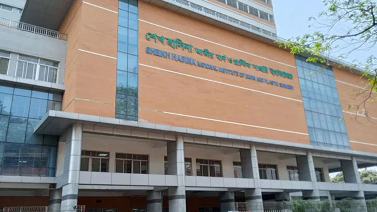 শেখ হাসিনা জাতীয় বার্ন ও প্লাস্টিক সার্জারি ইনস্টিটিউট। ছবি : সংগৃহীত