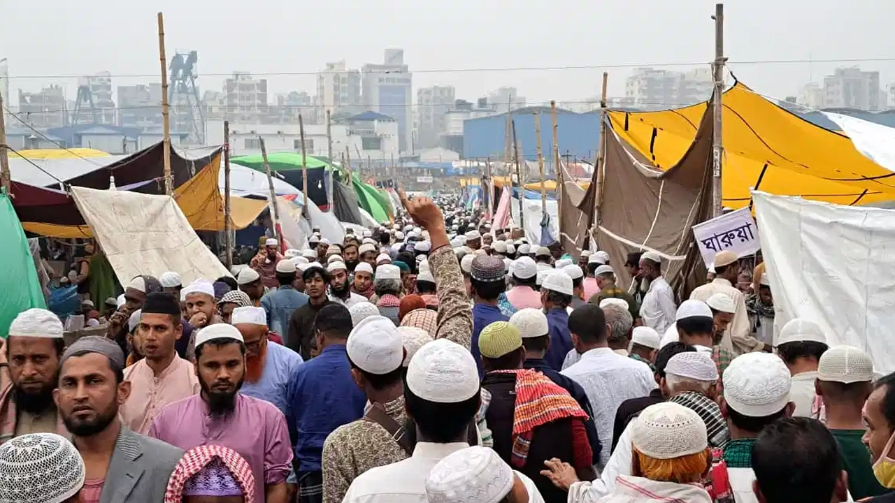 গাজীপুরের টঙ্গীতে বিশ্ব ইজতেমা ময়দান। ছবি : সংগৃহীত