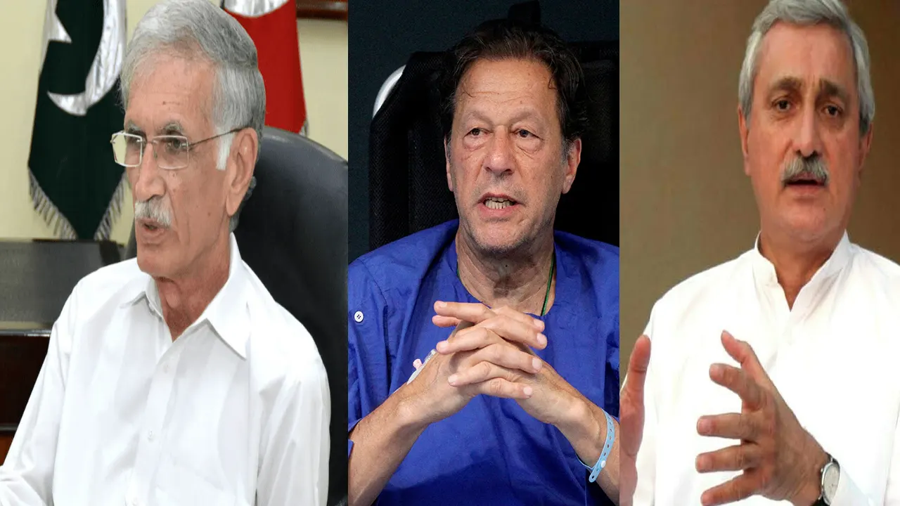 ইমরান খান ও তার সাথে বিশ্বাসঘাতকতা করা ব্যক্তিরা। ছবি : সংগৃহীত