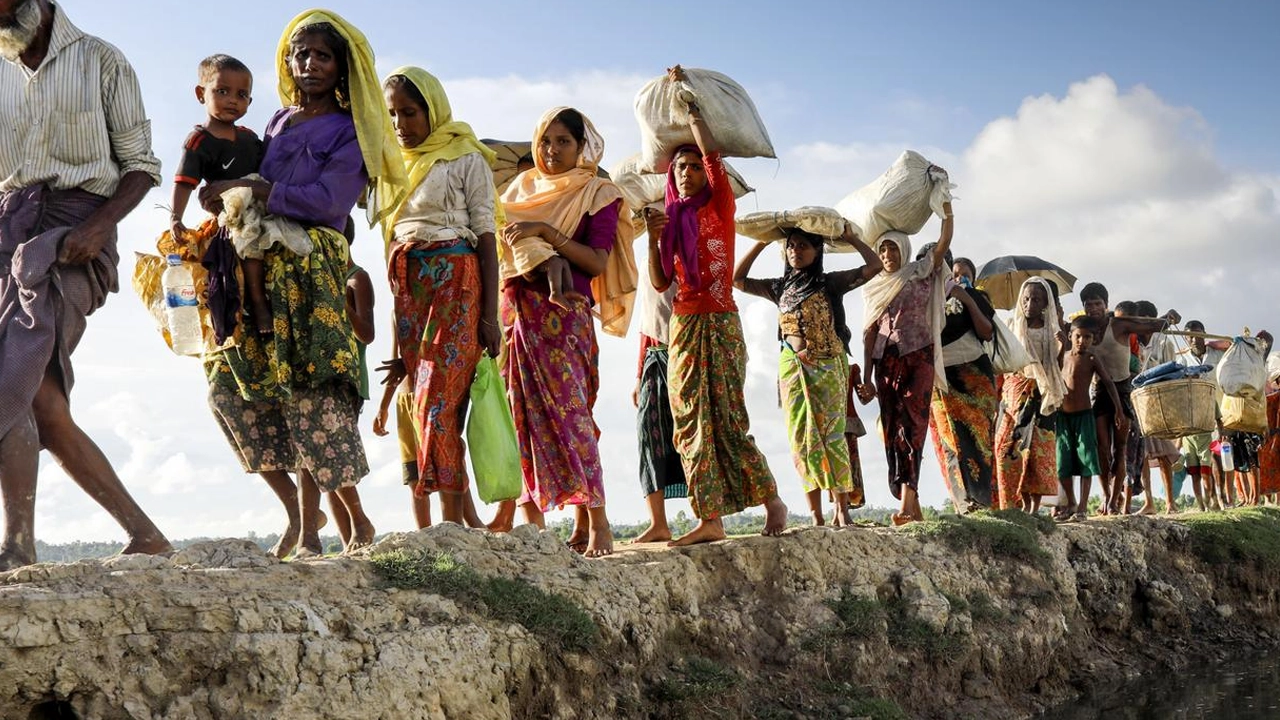 রোহিঙ্গা শরণার্থী। পুরোনো ছবি