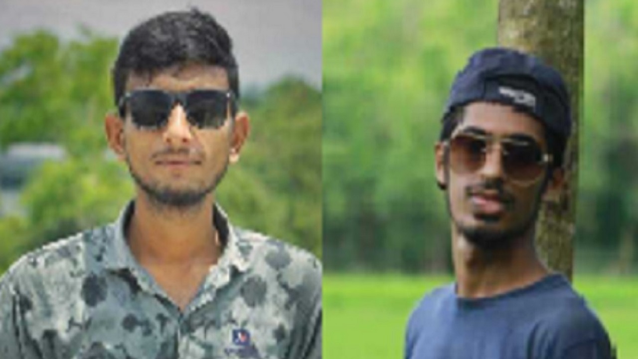 অভিযুক্ত ছাত্রলীগকর্মী মোহাম্মদ সাগর ও মুদাচ্ছির খান কাফি। ছবি : সংগৃহীত