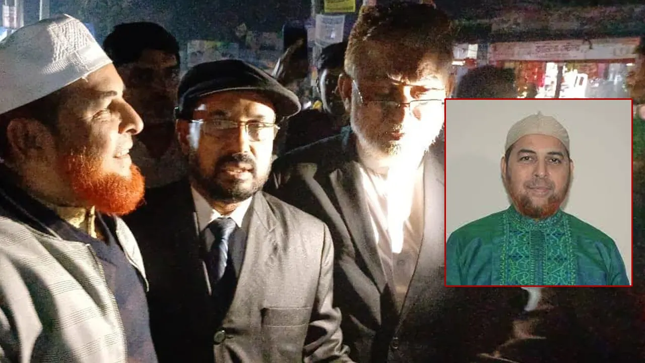 কাশিমপুর কারাফটকে রফিকুল ইসলাম খানকে অভিনন্দন জানান জামায়াত নেতারা। ছবি : সংগৃহীত