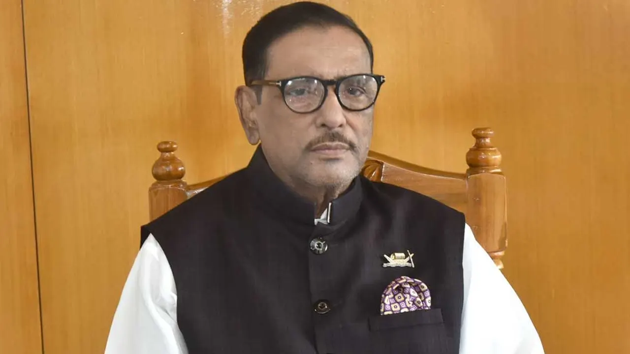 সড়ক পরিবহন ও সেতুমন্ত্রী ওবায়দুল কাদের। পুরোনো ছবি