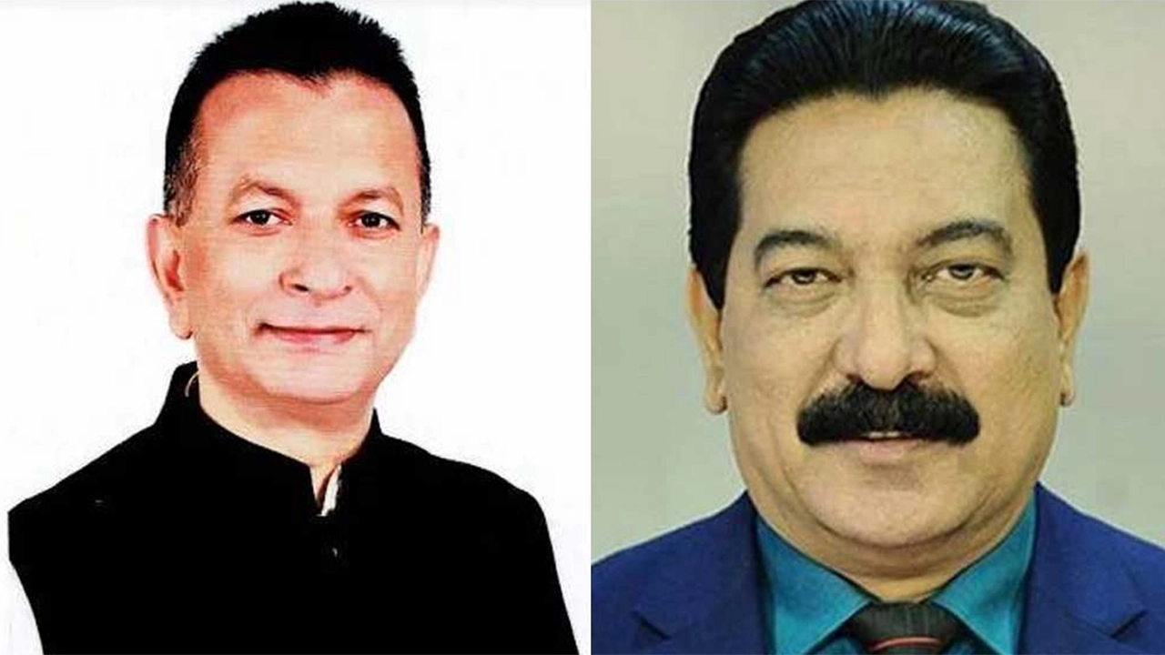 খন্দকার এনায়েত উল্যাহ ও মসিউর রহমান রাঙ্গা। ছবি : সংগৃহীত