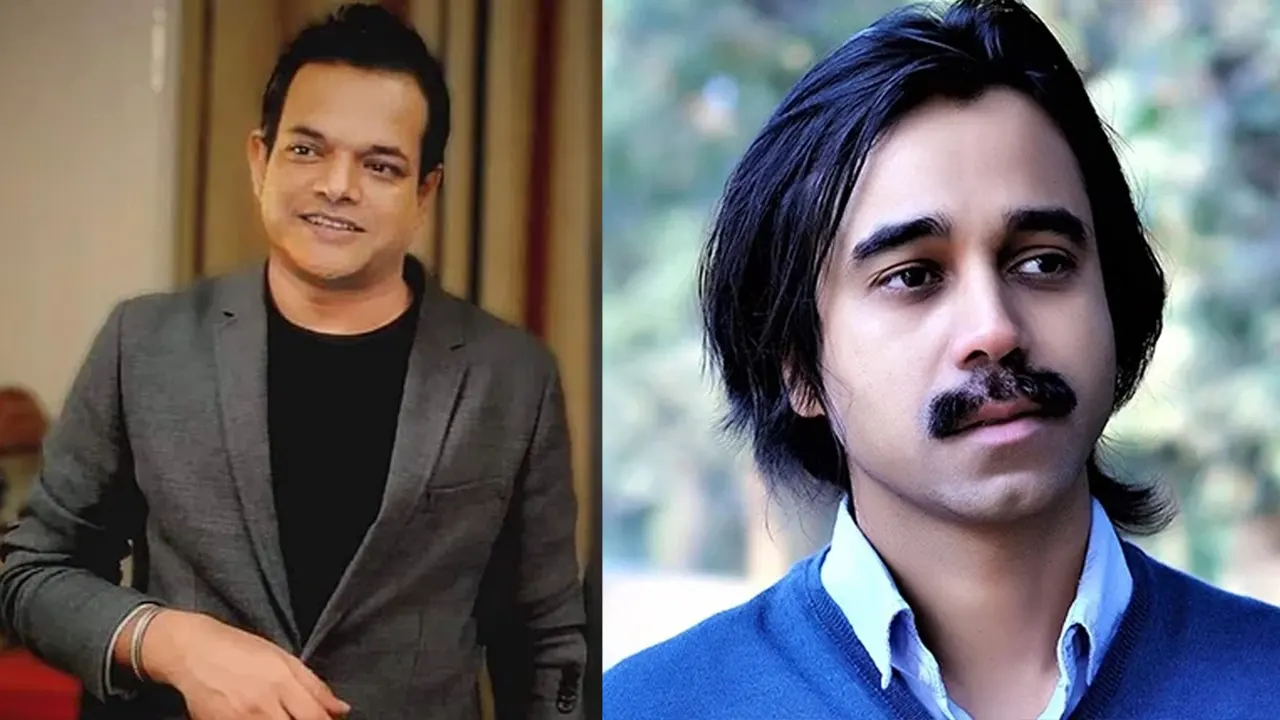 আশরাফুল আলম খোকন ও নাদির জুনাইদ। পুরোনো ছবি