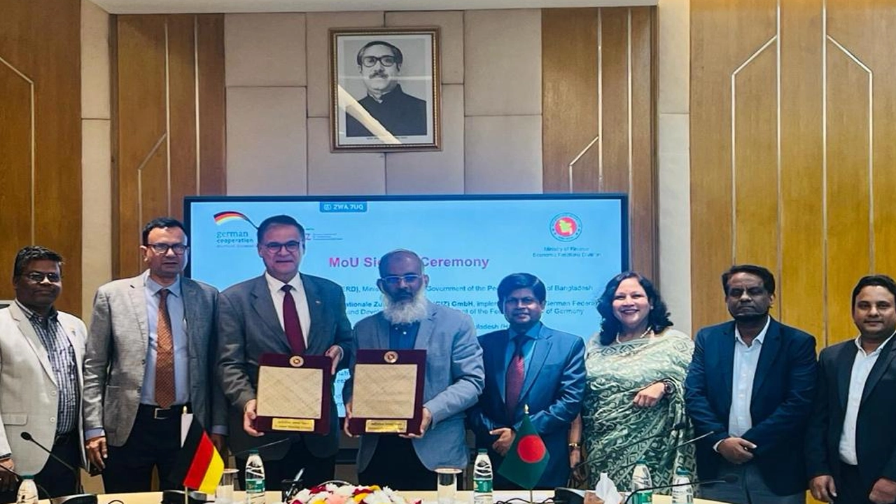 জার্মানি পাঁচ প্রকল্পে ২ কোটি ২২ লাখ ইউরো অনুদান দেবে। ছবি : কালবেলা