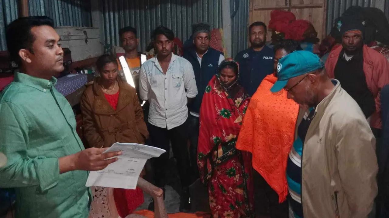 সাতক্ষীরায় বাল্যবিয়ে ঠেকাতে ভ্রাম্যমাণ আদালতের অভিযান। ছবি : কালবেলা