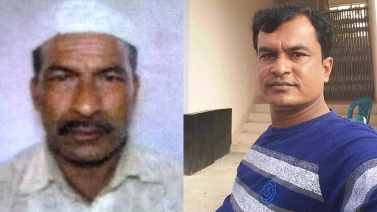 বাবা আনার উল্যাহ (বামে) ও ছেলে মাসুদ রানা। ছবি : সংগৃহীত
