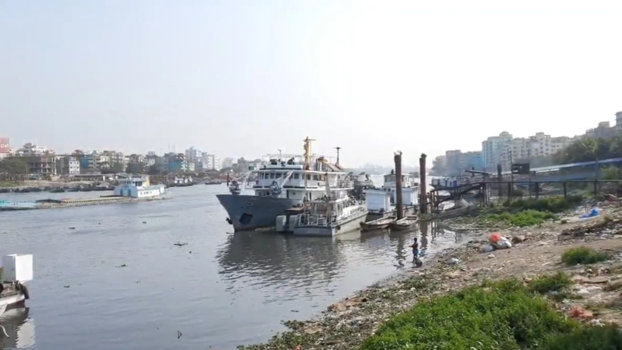 শীতলক্ষ্যা নদী। ছবি : কালবেলা
