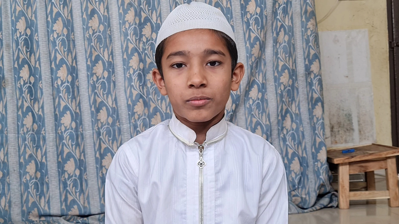কোরআনের হাফেজ আব্দুল্লাহ ইবনে একরাম। ছবি : সংগৃহীত