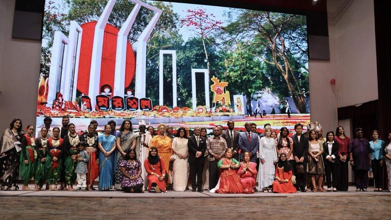 মালয়েশিয়ায় আন্তর্জাতিক মাতৃভাষা দিবস পালিত। ছবি : কালবেলা